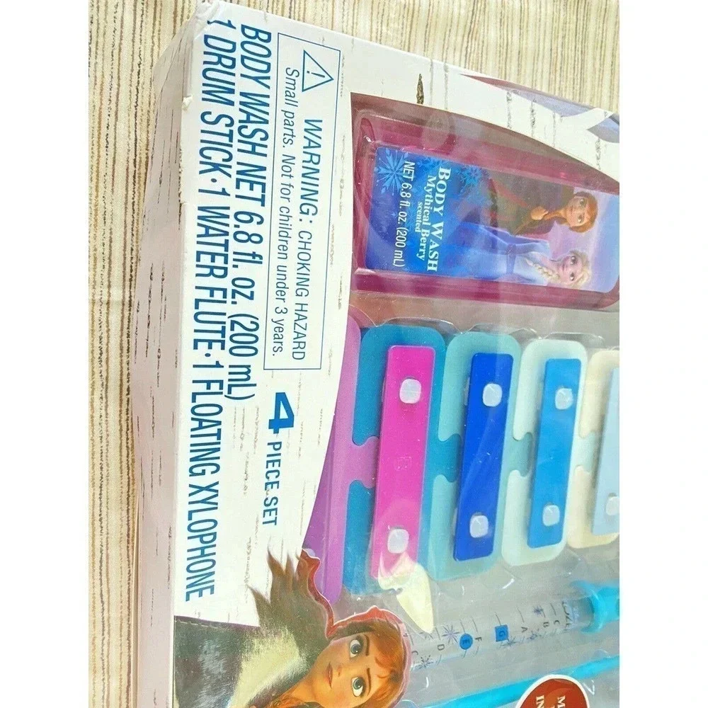 New Disney Frozen II Musical Tub Tunes set, 4 piece set Bath Fun Kids Toys